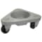 Mapp Caster Heavy Duty Tri-Wheel Dolly with 2" Rubber Wheels - 375 Lbs Cap. P2127 - alternate 1